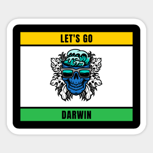 LET´S GO DARWIN Sticker